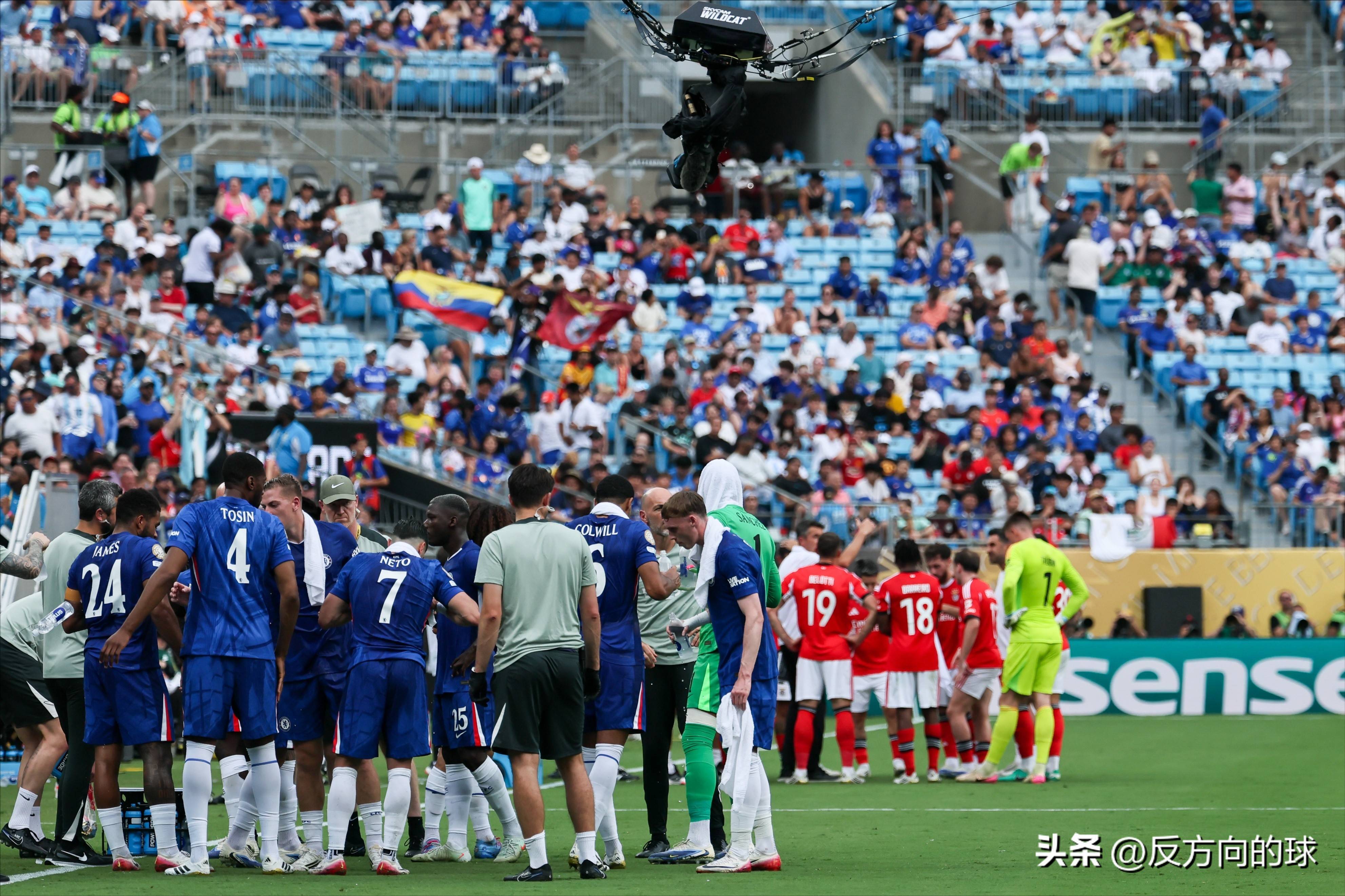 包含世俱杯赛场上精彩纷呈，球迷观赛热情高涨的词条